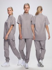 Костюм женский MedLine Ева (тк.Смесовая,145), св.серый купить в Ростове-на-Дону, опт. Факел-Дон