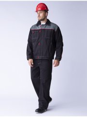 Костюм Флофт-2 (тк.Саржа,250) п/к, т.серый/серый купить в Ростове-на-Дону, опт. Факел-Дон