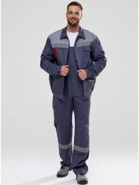 Костюм Флофт-2 СОП У. (тк.Саржа,250) п/к, т.серый/св.серый купить в Ростове-на-Дону, опт. Факел-Дон