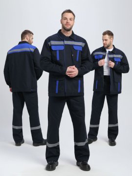 Костюм Итрорис-1 СОП (тк.Саржа,250) брюки, т.синий/васильковый купить в Ростове-на-Дону, опт. Факел-Дон