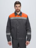 Костюм Лигор-1 СОП (тк.Смесовая,210) брюки, т.серый/оранжевый купить в Ростове-на-Дону, опт. Факел-Дон