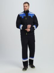 Костюм Бостон (тк.Саржа,320) брюки, т.синий/васильковый купить в Ростове-на-Дону, опт. Факел-Дон