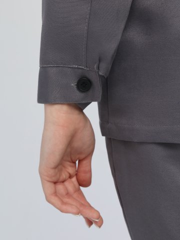 Костюм женский Веснис-1 СОП (тк.Смесовая,210) брюки, т.серый/красный купить в Ростове-на-Дону, опт. Факел-Дон