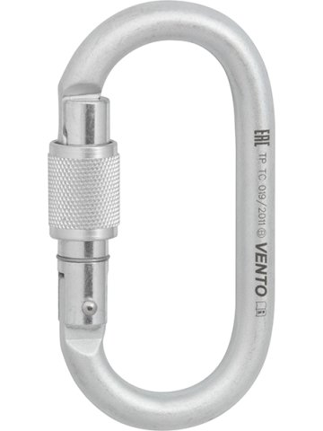 Карабин VENTO™ Стальной Овал с муфтой keylock, vpro 0013/1013 купить в Ростове-на-Дону, опт. Факел-Дон