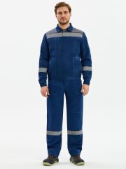 Костюм Лигор-1 СОП К. (тк.Смесовая,210) брюки, т.синий/серый купить в Ростове-на-Дону, опт. Факел-Дон