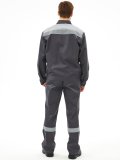 Костюм Липецк-2 СОП CH (тк.Смесовая,280) п/к, т.серый/св.серый купить в Ростове-на-Дону, опт. Факел-Дон