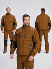 Куртка ProfLineSpecialist (тк.РипСтоп,240), коричневый/черный купить в Ростове-на-Дону, опт. Факел-Дон