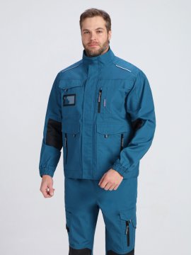 Костюм ProfLineSpecialist-1 (тк.РипСтоп,240) брюки, циан/черный купить в Ростове-на-Дону, опт. Факел-Дон