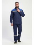 Костюм Зенк-1 СОП (тк.Смесовая,240) брюки, т.синий/васильковый купить в Ростове-на-Дону, опт. Факел-Дон
