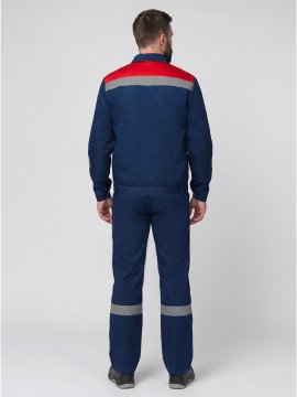 Костюм Лигор-1 СОП (тк.Смесовая,210) брюки, т.синий/красный купить в Ростове-на-Дону, опт. Факел-Дон