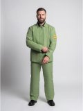 Костюм сварщика 1 кл.защиты ЭКО (тк.Брезент, 480), хаки купить в Ростове-на-Дону, опт. Факел-Дон