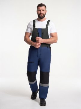 Полукомбинезон зимний ProfLineSpecialist (тк.Мембрана,180), т.синий/черный купить в Ростове-на-Дону, опт. Факел-Дон